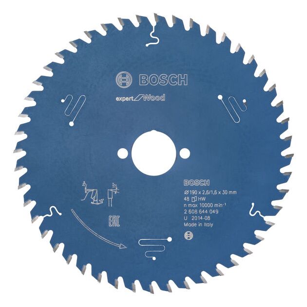 Пильний диск Expert for Wood 190 x 30 x 2,6 мм, 48 BOSCH, фото  | SNABZHENIE.com.ua
