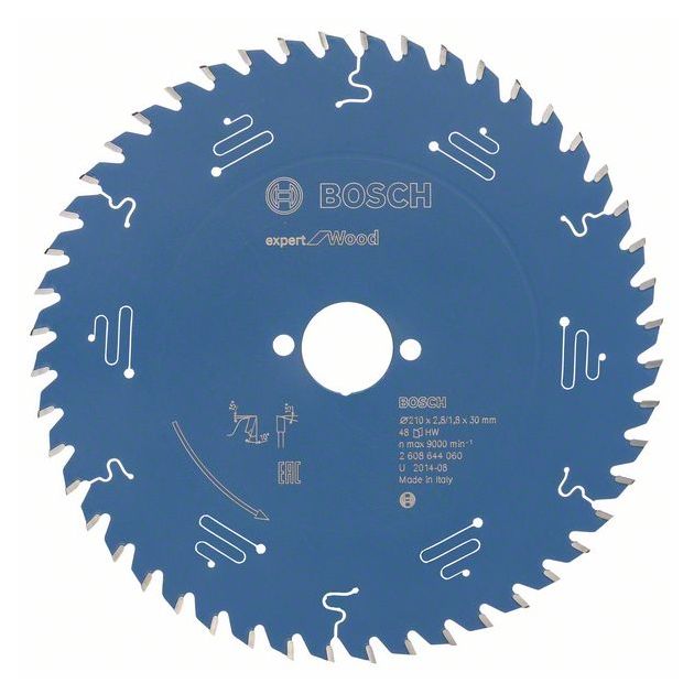 Пильный диск Expert for Wood 210 мм, 48 зубьев, BOSCH, фото  | SNABZHENIE.com.ua