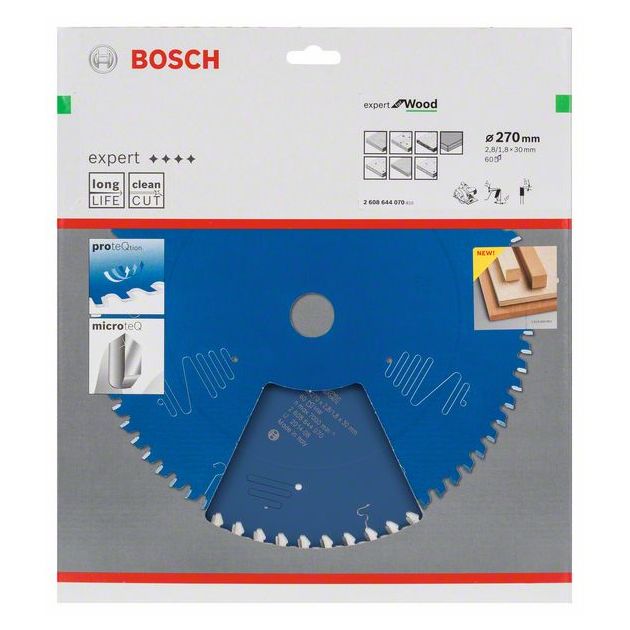 Пильный диск BOSCH Expert for Wood 270 мм, 60 зубьев, фото , изображение 2 | SNABZHENIE.com.ua Пильный диск BOSCH Expert for Wood 270 мм, 60 зубьев, фото , изображение 2 | SNABZHENIE.com.ua