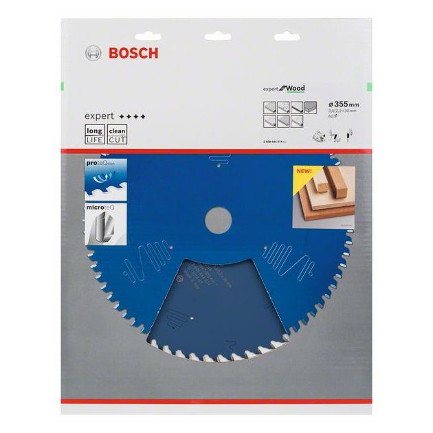Пильный диск Expert for Wood 355 мм, 60 зубьев, BOSCH, фото , изображение 2 | SNABZHENIE.com.ua
