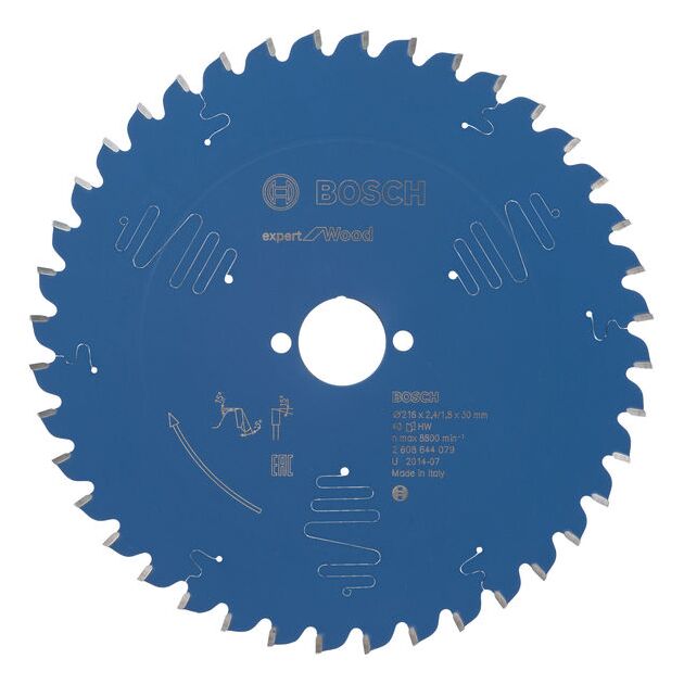 Пильный диск Bosch Expert для дерева 216x30x2,4 мм, 40 зубьев, фото  | SNABZHENIE.com.ua