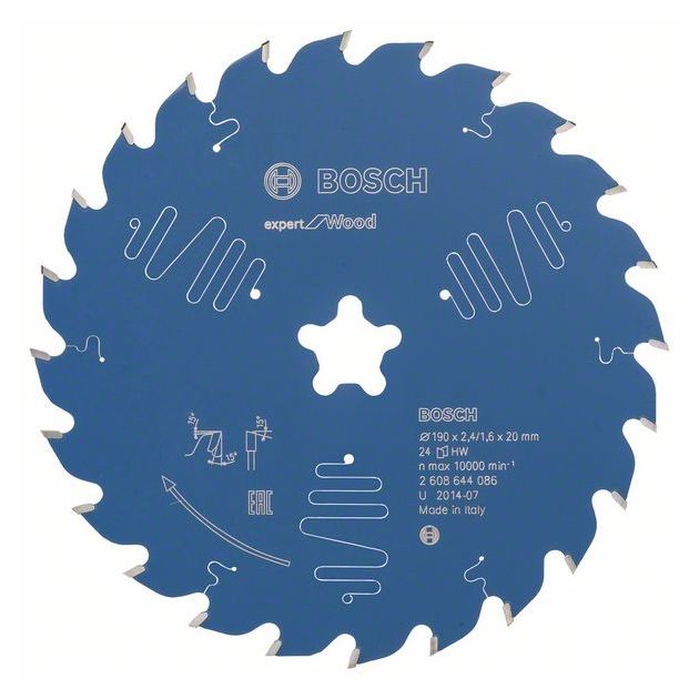 Пильний диск Expert for Wood 190 x 2,4 мм, 24 BOSCH, фото  | SNABZHENIE.com.ua