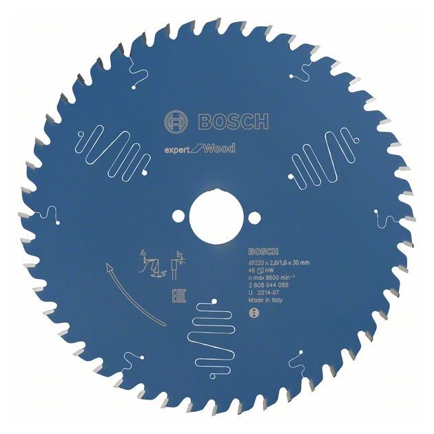 Пильный диск Expert for Wood 220 мм, 48 зубьев, BOSCH, фото  | SNABZHENIE.com.ua
