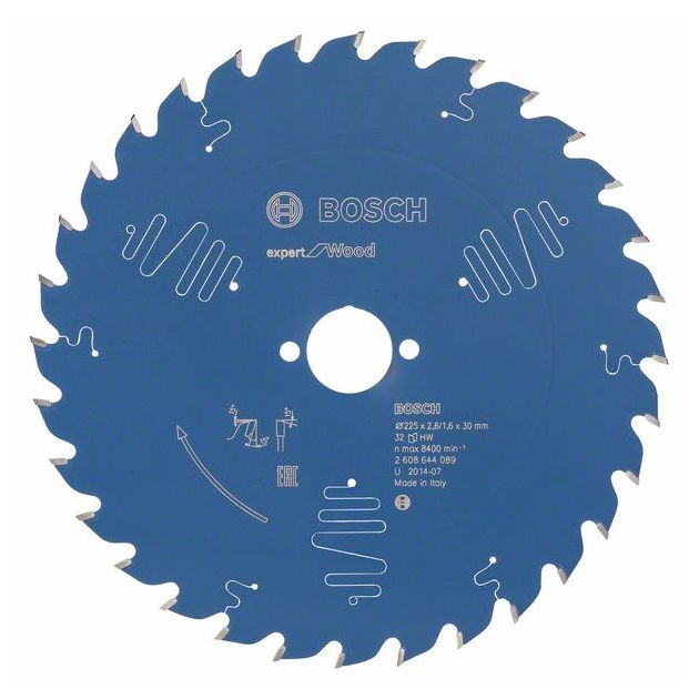 Пильный диск Expert for Wood 225 мм, 32 зуба, BOSCH, фото  | SNABZHENIE.com.ua