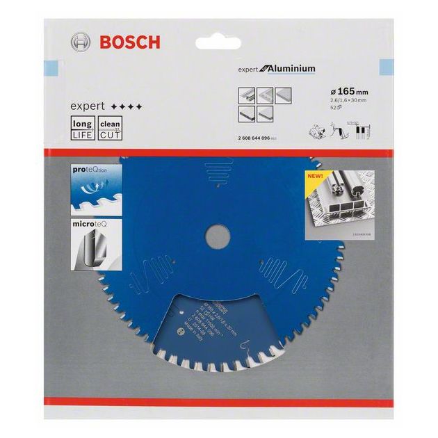 Пильный диск BOSCH Expert для алюминия 165 x 30 x 2,6 мм, фото , изображение 2 | SNABZHENIE.com.ua