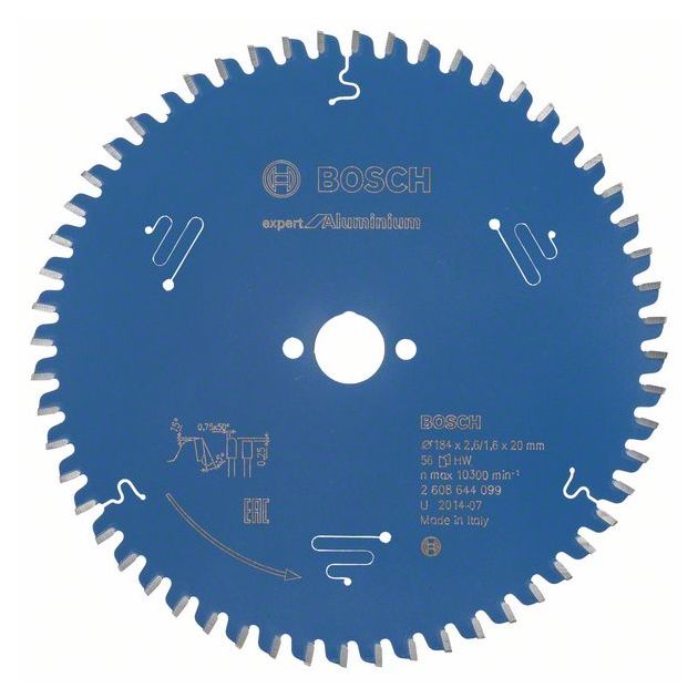 Пильный диск Bosch Expert для алюминия 184 x 20 x 2,6 мм, 56 зубьев, фото  | SNABZHENIE.com.ua