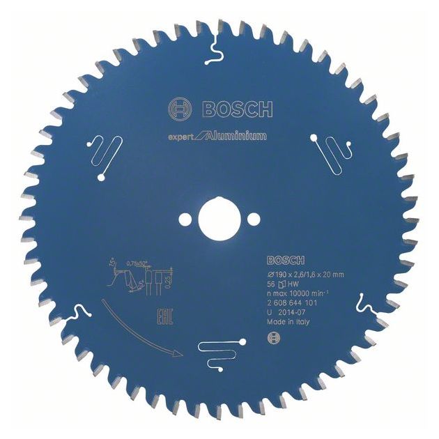 Пильный диск Expert для алюминия 190 x 20 x 2,6 мм, 56 BOSCH, фото  | SNABZHENIE.com.ua