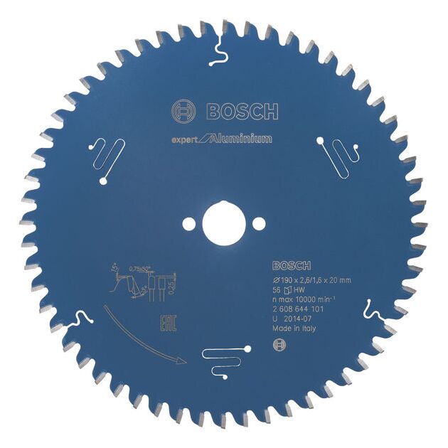 Пильный диск Expert для алюминия 190 x 20 x 2,6 мм, 56 BOSCH, фото  | SNABZHENIE.com.ua
