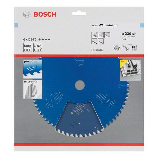 Пильный диск BOSCH Expert для алюминия 230 x 30 x 2,8 мм, 64 зуба, фото , изображение 2 | SNABZHENIE.com.ua Пильный диск BOSCH Expert для алюминия 230 x 30 x 2,8 мм, 64 зуба, фото , изображение 2 | SNABZHENIE.com.ua