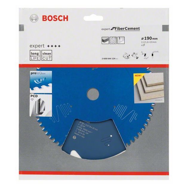 Пильный диск BOSCH Expert для волокнистого цемента 190x20x2,2 мм, фото , изображение 2 | SNABZHENIE.com.ua Пильный диск BOSCH Expert для волокнистого цемента 190x20x2,2 мм, фото , изображение 2 | SNABZHENIE.com.ua
