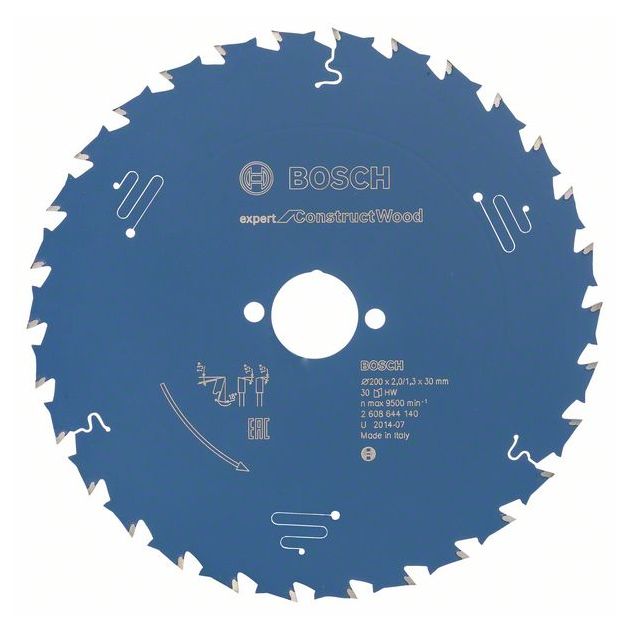 Пильный диск BOSCH Expert for Construct Wood 200x30x2,0 мм, фото  | SNABZHENIE.com.ua