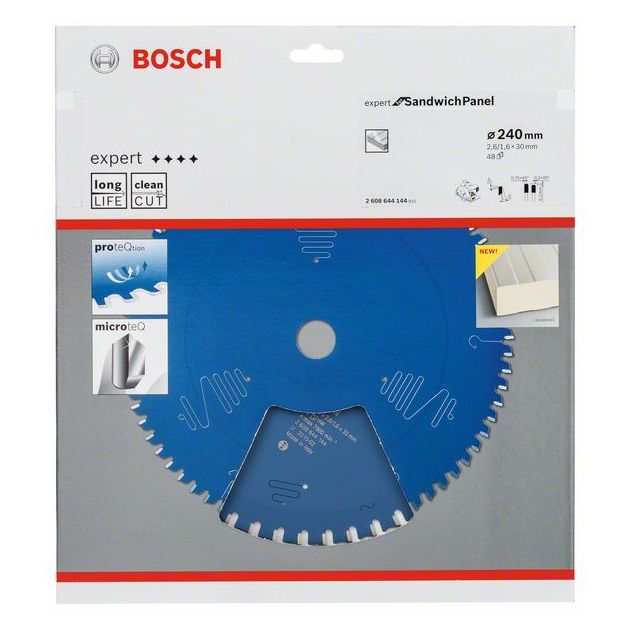 Пильний диск Expert for Sandwich Panel 240 x 30 x 2,6 мм, 48 BOSCH, фото , зображення 2 | SNABZHENIE.com.ua Пильний диск Expert for Sandwich Panel 240 x 30 x 2,6 мм, 48 BOSCH, фото , зображення 2 | SNABZHENIE.com.ua