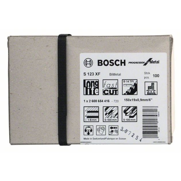 Полотно ножовочное S 123 XF Progressor для металла BOSCH, фото , изображение 2 | SNABZHENIE.com.ua Полотно ножовочное S 123 XF Progressor для металла BOSCH, фото , изображение 2 | SNABZHENIE.com.ua