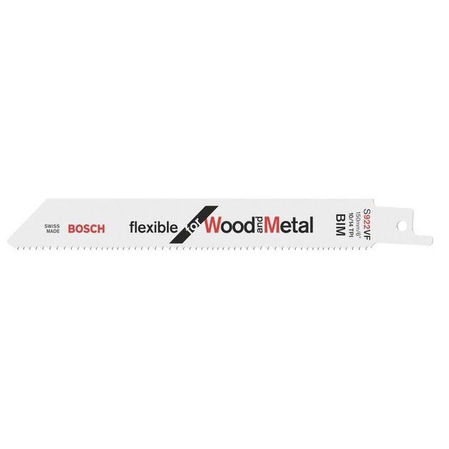 Ножовочне полотно S 922 VF Flexible для дерева та металу BOSCH, фото  | SNABZHENIE.com.ua