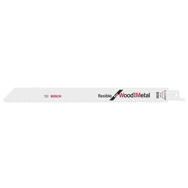 Ножове полотно S 1122 HF Flexible для дерева та металу BOSCH, фото  | SNABZHENIE.com.ua