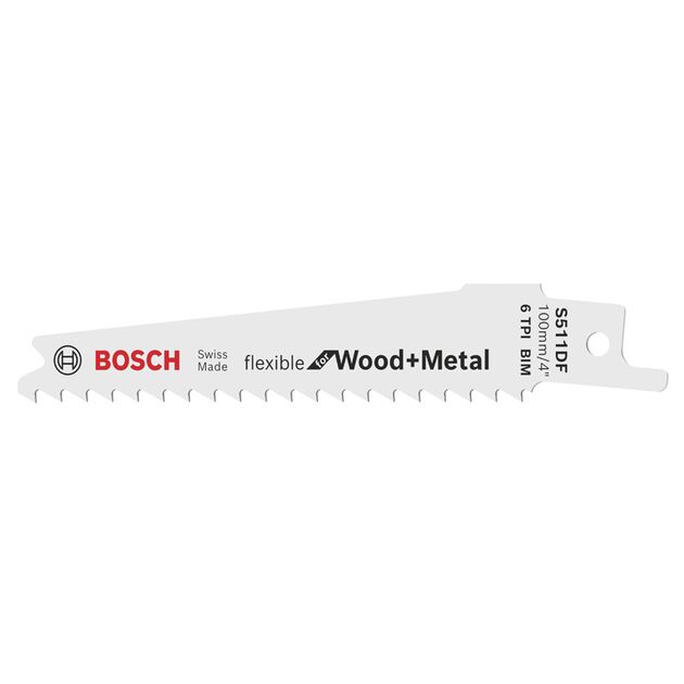 Полотно S 511 DF Flexible для дерева и металла BOSCH, фото  | SNABZHENIE.com.ua