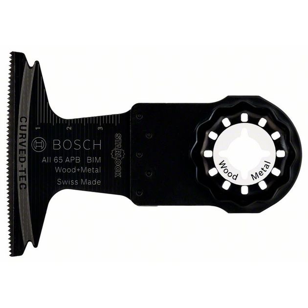 Полотно BIM AII 65 APB для пиления дерева и металла BOSCH 40 x 65 мм, фото  | SNABZHENIE.com.ua