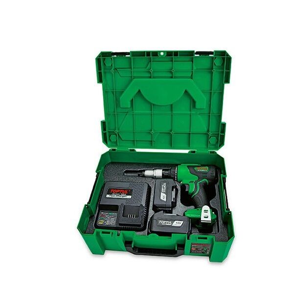 Заклепочник акумуляторний під різьбові заклепки M4, M5, M6, M8 11000N 0-1422 об/хв TOPTUL KPNP008ME, фото , зображення 2 | SNABZHENIE.com.ua Заклепочник акумуляторний під різьбові заклепки M4, M5, M6, M8 11000N 0-1422 об/хв TOPTUL KPNP008ME, фото , зображення 2 | SNABZHENIE.com.ua