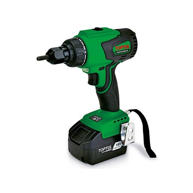 Электрозаклепочник аккумуляторный TOPTUL KPN-006ME для заклепок M4-M6, фото  | SNABZHENIE.com.ua