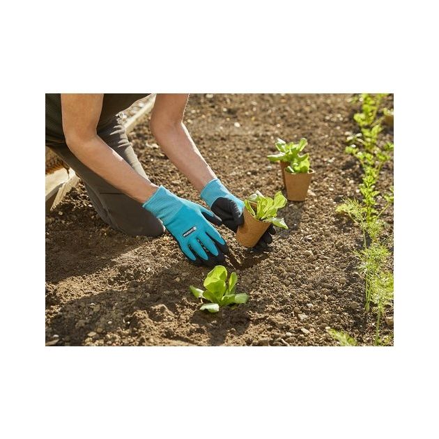 Перчатки для работы с грунтом Gardena Oeko-Tex® 7/S, фото , изображение 8 | SNABZHENIE.com.ua