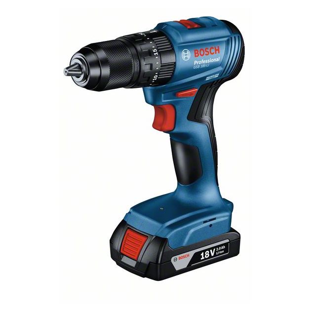 Аккумуляторный ударный шуруповерт Bosch GSB 185-LI, фото  | SNABZHENIE.com.ua