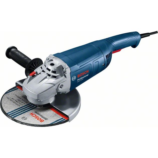 Шлифмашина BOSCH GWS 2200 Professional в коробке с ручкой, фото  | SNABZHENIE.com.ua