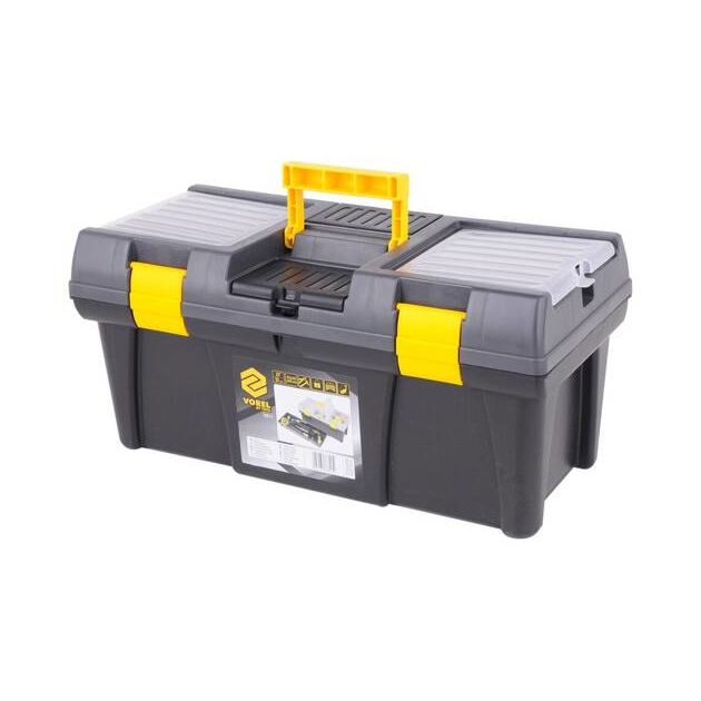 Ящик пластиковый для инструмента VOREL 20, 525x256x246 мм, фото  | SNABZHENIE.com.ua