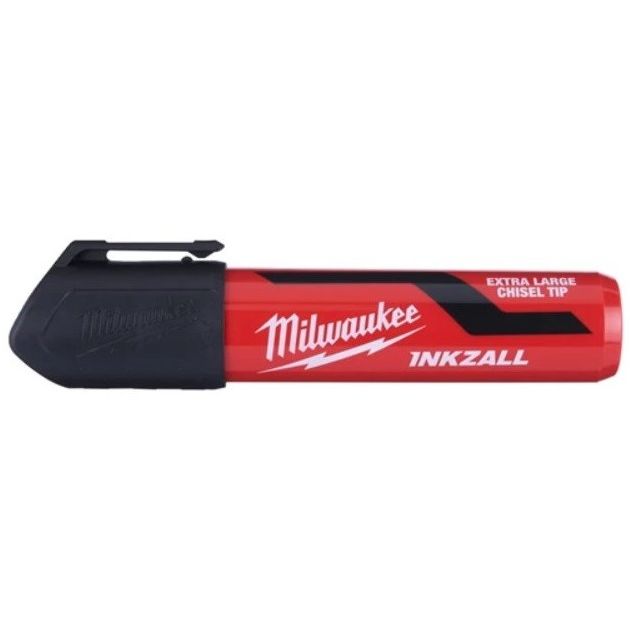 Маркер INKZALL XL черный для стройплощадки MILWAUKEE, фото  | SNABZHENIE.com.ua
