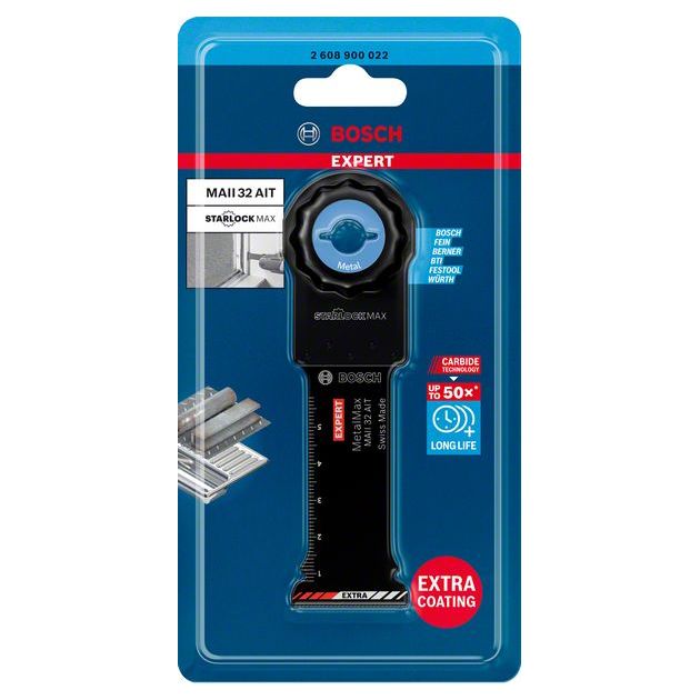 Полотно для багатофункціональних машин EXPERT MetalMax MAII 32 AIT, 70 x 32 мм BOSCH, фото , зображення 3 | SNABZHENIE.com.ua