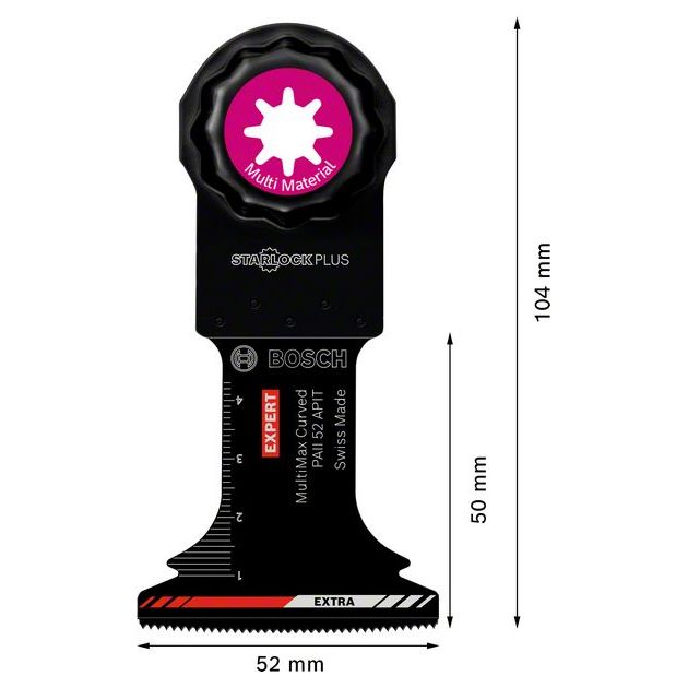 Полотно для багатофункціональних машин EXPERT MultiMax PAII 52 APIT, 52 мм BOSCH, фото , зображення 7 | SNABZHENIE.com.ua