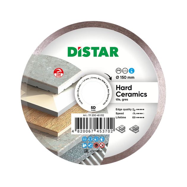 Алмазный отрезной круг DISTAR Hard Ceramics 150 x 1,4/1,0 x 8 x 25,4, фото  | SNABZHENIE.com.ua