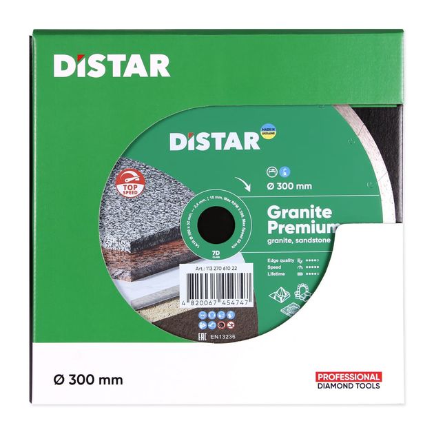 Алмазный отрезной круг DISTAR Granite Premium 300 x 2,4 x 10 x 32, фото , изображение 10 | SNABZHENIE.com.ua Алмазный отрезной круг DISTAR Granite Premium 300 x 2,4 x 10 x 32, фото , изображение 10 | SNABZHENIE.com.ua