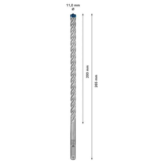 Ударное сверло BOSCH EXPERT SDS plus-7X, 11x200x265 мм, фото , изображение 6 | SNABZHENIE.com.ua