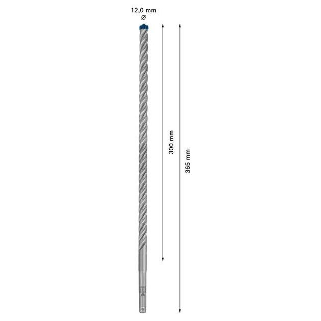 Ударное сверло BOSCH EXPERT SDS plus-7X, 12 x 300 x 365 мм, фото , изображение 6 | SNABZHENIE.com.ua