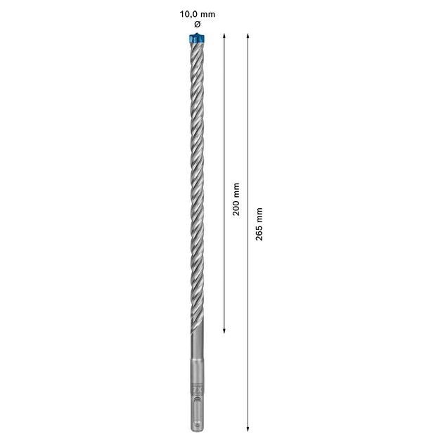 Ударное сверло BOSCH EXPERT SDS plus-7X, 10x200 мм, 30 шт., фото , изображение 6 | SNABZHENIE.com.ua Ударное сверло BOSCH EXPERT SDS plus-7X, 10x200 мм, 30 шт., фото , изображение 6 | SNABZHENIE.com.ua