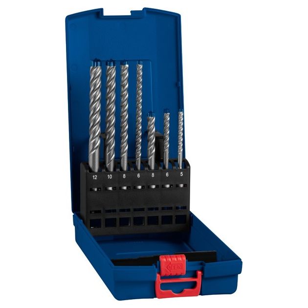 Набор сверл ударных BOSCH EXPERT SDS plus-7X, 7 шт., 5-12 мм, фото  | SNABZHENIE.com.ua