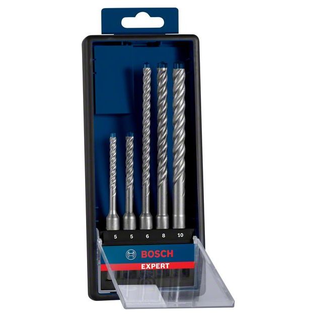 Набор сверел ударных BOSCH EXPERT SDS plus-7X, 5 шт, 5-10 мм, фото , изображение 5 | SNABZHENIE.com.ua Набор сверел ударных BOSCH EXPERT SDS plus-7X, 5 шт, 5-10 мм, фото , изображение 5 | SNABZHENIE.com.ua