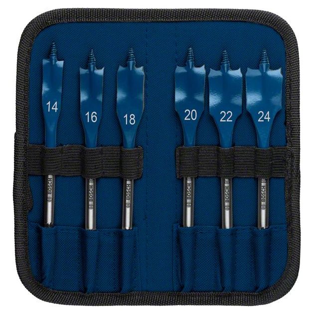 Набір свердел EXPERT Self Cut Speed, 14-24 мм, 6 шт. BOSCH, фото , изображение 5 | SNABZHENIE.com.ua Набір свердел EXPERT Self Cut Speed, 14-24 мм, 6 шт. BOSCH, фото , изображение 5 | SNABZHENIE.com.ua