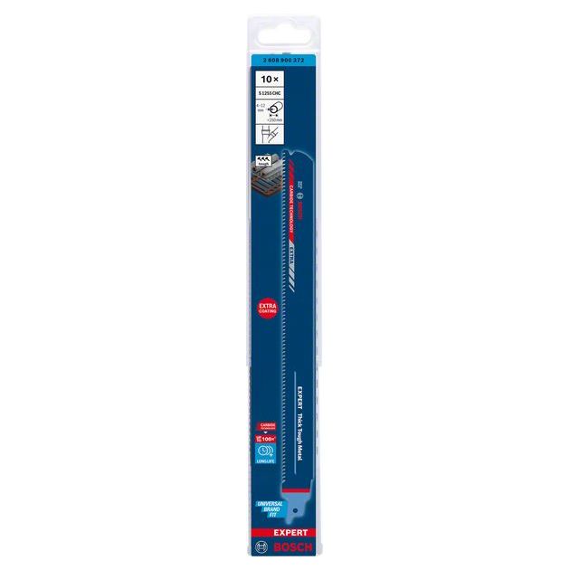 Полотно для пиляння EXPERT 'Thick Tough Metal' S 1255 CHC, 10 шт. BOSCH, фото , изображение 5 | SNABZHENIE.com.ua Полотно для пиляння EXPERT 'Thick Tough Metal' S 1255 CHC, 10 шт. BOSCH, фото , изображение 5 | SNABZHENIE.com.ua
