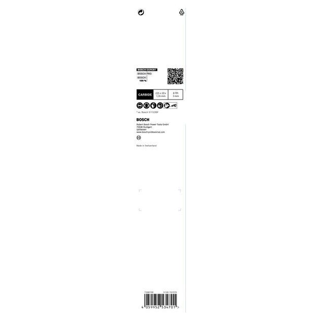 Полотно для пиляння Bosch EXPERT ‘Vehicle Rescue’ S 1157 CHM, 1 шт., фото , изображение 6 | SNABZHENIE.com.ua Полотно для пиляння Bosch EXPERT ‘Vehicle Rescue’ S 1157 CHM, 1 шт., фото , изображение 6 | SNABZHENIE.com.ua