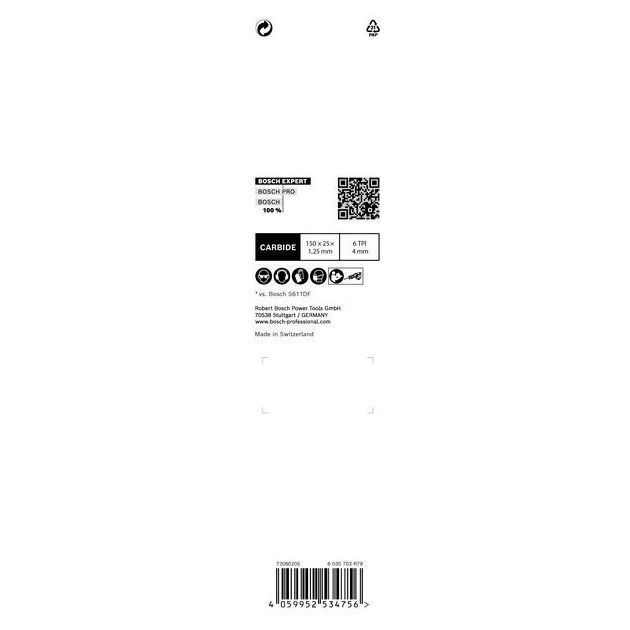 Полотно для пиляння EXPERT ‘Window Demolition’ S 956 DHM, 1 шт. BOSCH, фото , изображение 6 | SNABZHENIE.com.ua