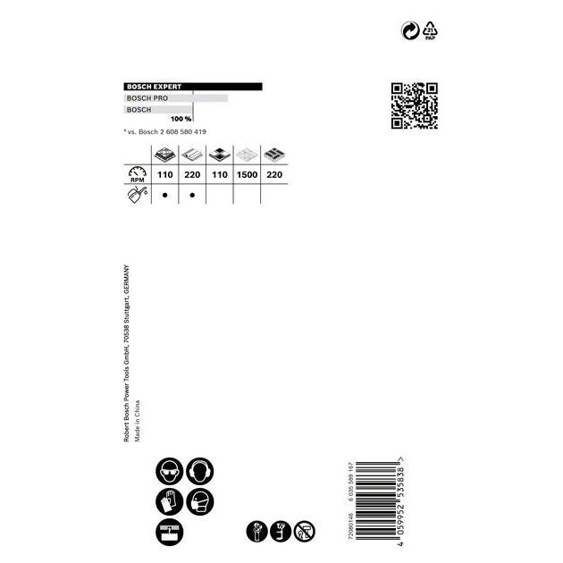 Коронка EXPERT Tough Material, 80 x 60 мм BOSCH, фото , зображення 6 | SNABZHENIE.com.ua