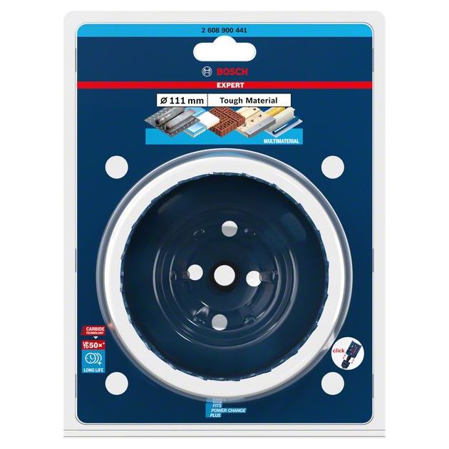 Коронка EXPERT Tough Material, 111 x 60 мм BOSCH, фото , зображення 3 | SNABZHENIE.com.ua