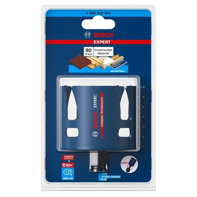 Коронка EXPERT Construction Material, 80 x 60 мм BOSCH, фото , зображення 5 | SNABZHENIE.com.ua