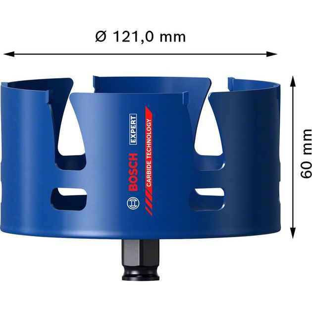 Коронка BOSCH EXPERT для строительных материалов, 121 x 60 мм, фото , изображение 7 | SNABZHENIE.com.ua Коронка BOSCH EXPERT для строительных материалов, 121 x 60 мм, фото , изображение 7 | SNABZHENIE.com.ua