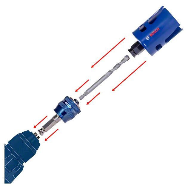 Коронка EXPERT Construction Material, 48 x 60 мм BOSCH, фото , зображення 14 | SNABZHENIE.com.ua