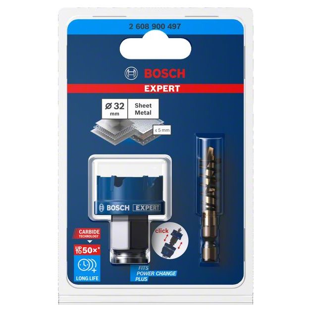 Коронка EXPERT Sheet Metal, 32 x 5 мм BOSCH, фото , зображення 5 | SNABZHENIE.com.ua