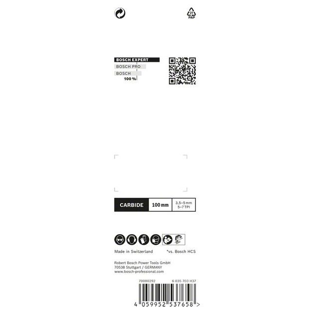 Полотно для лобзиков BOSCH EXPERT T 144 DHM, 3 шт., фото , изображение 6 | SNABZHENIE.com.ua Полотно для лобзиков BOSCH EXPERT T 144 DHM, 3 шт., фото , изображение 6 | SNABZHENIE.com.ua