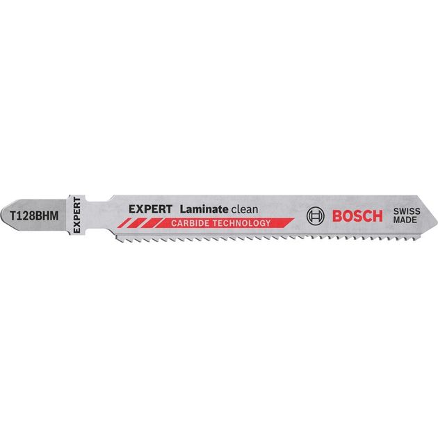 Полотно для лобзиків EXPERT ‘Laminate Clean’ T128 BHM, 3 шт. BOSCH, фото  | SNABZHENIE.com.ua