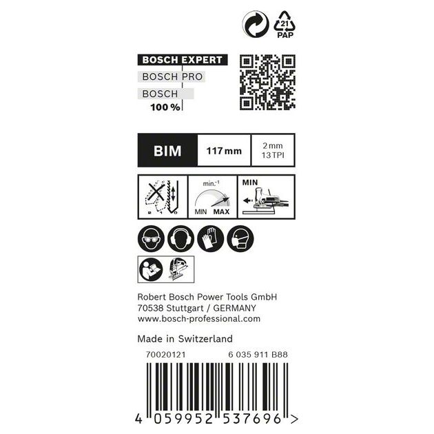 Полотна для лобзиков BOSCH EXPERT ‘Hardwood’, 25 шт., фото , изображение 6 | SNABZHENIE.com.ua Полотна для лобзиков BOSCH EXPERT ‘Hardwood’, 25 шт., фото , изображение 6 | SNABZHENIE.com.ua